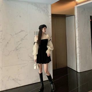 [ Ord ] Váy nhung ullzang 2019
