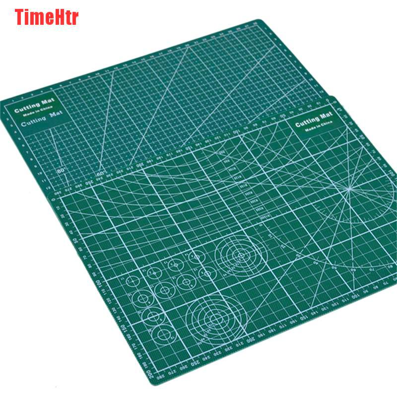 TimeHtr PVC Cutting Mat A4 Durable Self-Healing Cut Pad Patchwork Tools Handmade 30x20cm