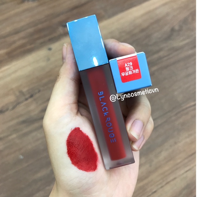 Son kem lỳ BLACK ROUGE AIR FIT VELVET TINT VER 6