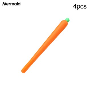 Set 4 Bút Mực Hình Củ Cà Rốt Đáng Yêu