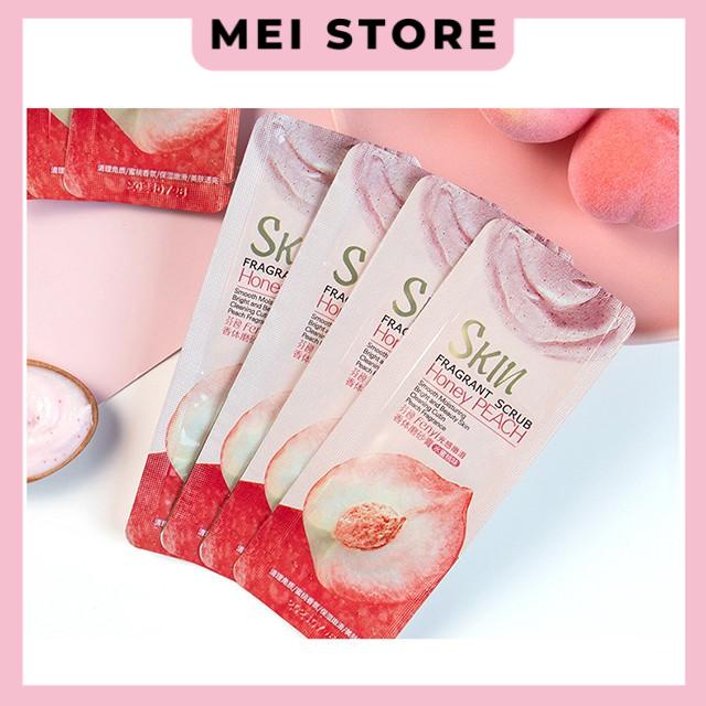 Gel Tẩy Tế Bào Chết Đào Fenyi Skin Honey Peach Gói Nhỏ Tiện Dụng 3g