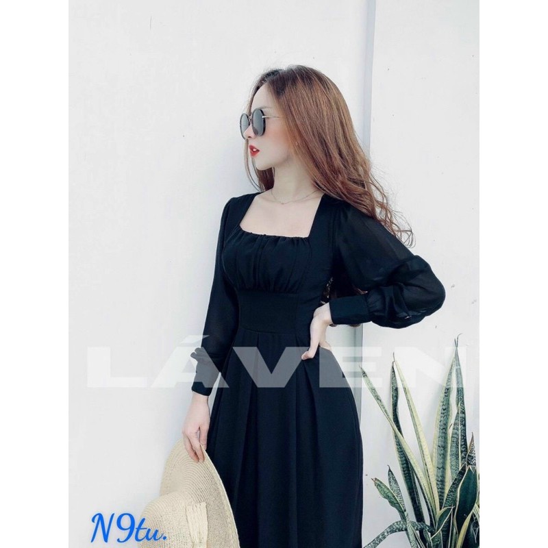 Đầm maxi đi biển , Đầm maxi tay dài xoè vol 2 lớp cao cấp | BigBuy360 - bigbuy360.vn