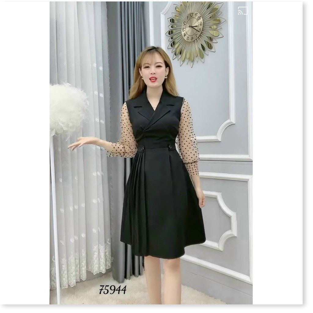 ĐẦM FORD TAY DÀI,CHẤT LIỆU VÃI THOÁNG MÁT,HỌA TIẾT TRƠN NHƯNG KHÔNG KÉM PHẦN SANG TRỌNG KHÁNH AN STORE