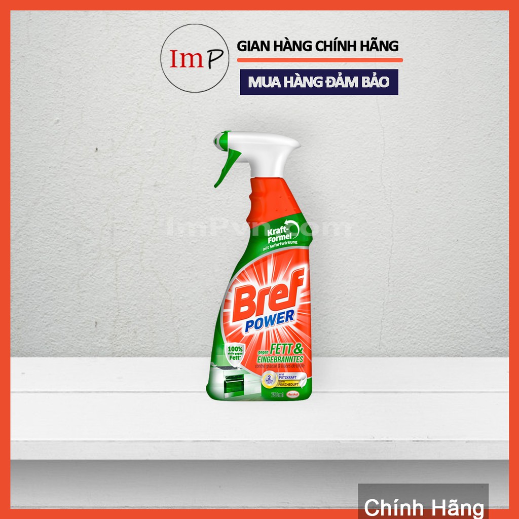 Vệ sinh tẩy dầu mỡ đa năng BREF Power FETT chai 750ml