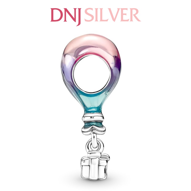 [Hàng cao cấp] Charm bạc 925 cao cấp, hàng chuẩn bạc - Charm Happy Birthday Hot Air Balloon thích hợp để mix vòng tay