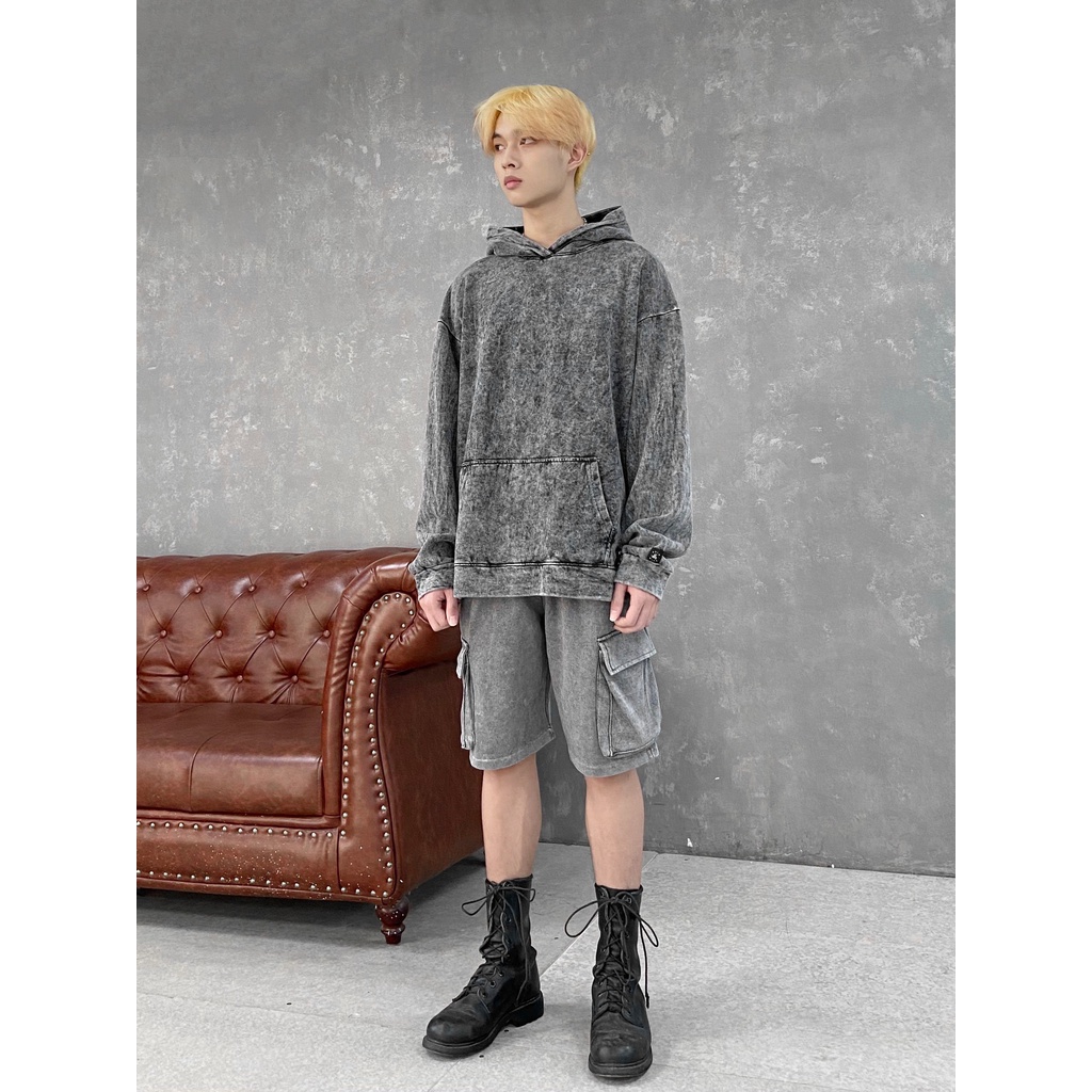 Áo Hoodie Oversize Odin Acid, áo nỉ dài tay có mũ Unisex ODIN CLOTHING
