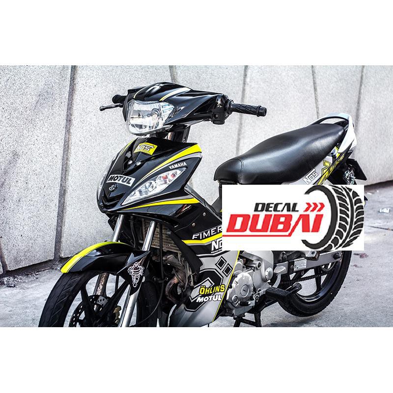 Tem Trùm Exciter 2010 Đen Vàng Ohlins