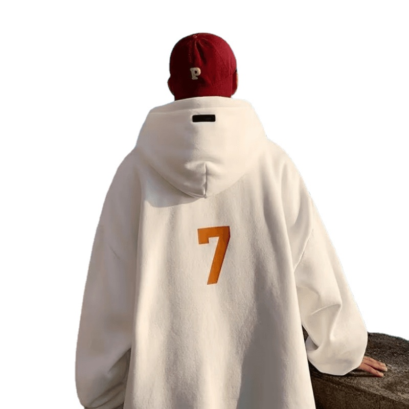 Áo hoodie Dáng Rộng In Chữ Phong Cách Hàn Quốc Thời Trang Mùa Đông Chất Lượng Cao Cho Nam Size M-5XL