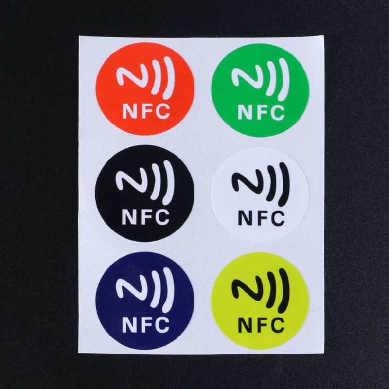 Miếng Dán Chống Nước Thông Minh Nfc Ntag213 Cho Mọi Loại Điện Thoại