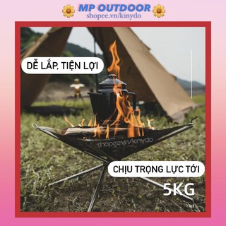 BẾP NƯỚNG CỦI THAN GẤP GỌN BỀN DỄ SỬ DỤNG CHỊU LỰC TỐT DÃ NGOẠI DU LỊCH CẮM TRẠI NATUREHIKE NH20SK001