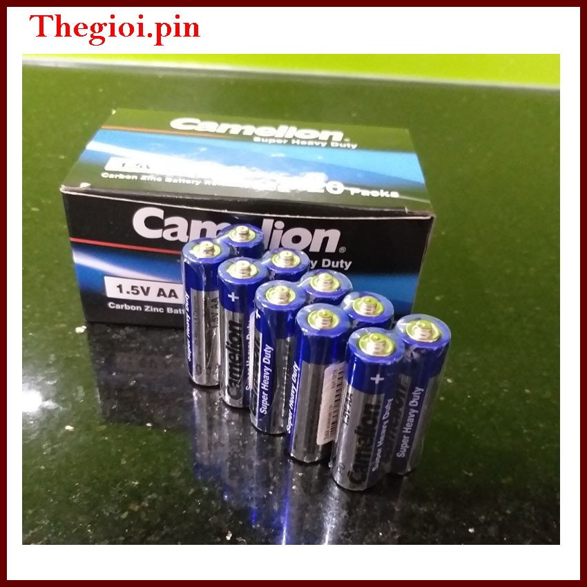 [BÁN CHẠY ] HỘP 40 VIÊN PIN AA,AAA (R6P, R03P) CAMELION ( 1.5V), Pin carbon, Pin AA, Pin AAA, Pin tiểu, Pin đũa 2a, 3a