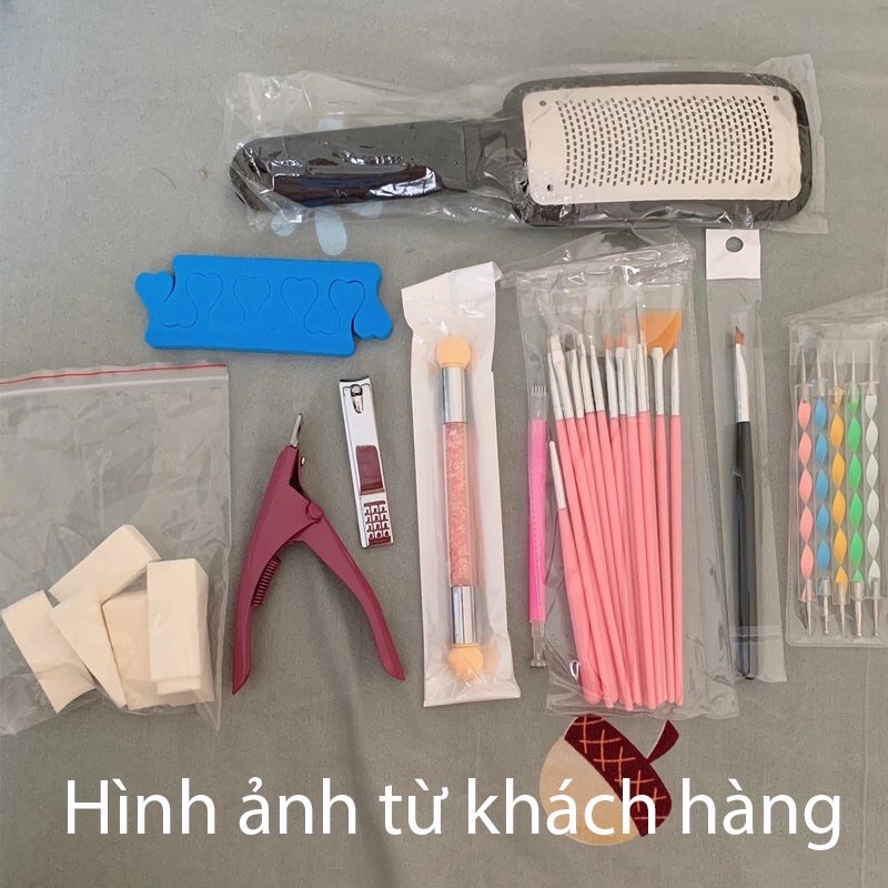 Bộ 15 Cọ Vẽ Móng, Cọ Vẽ Móng Dành Cho Học Viên