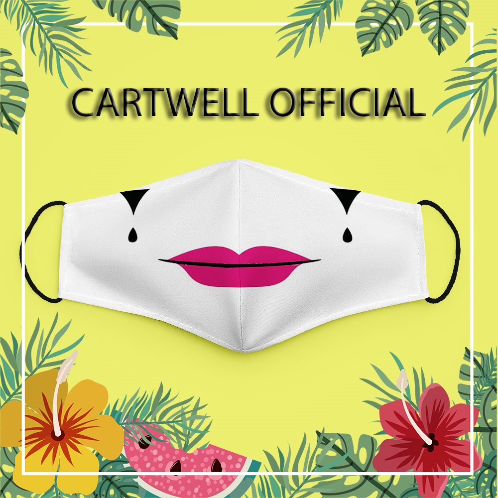 Khẩu trang vui nhộn cute cho bé đáng yêu thú cưng hoạt hình Hình Vẽ DRAWN CARTWELL ngăn bụi mịn dày 2 lớp phòng ô nhiễm