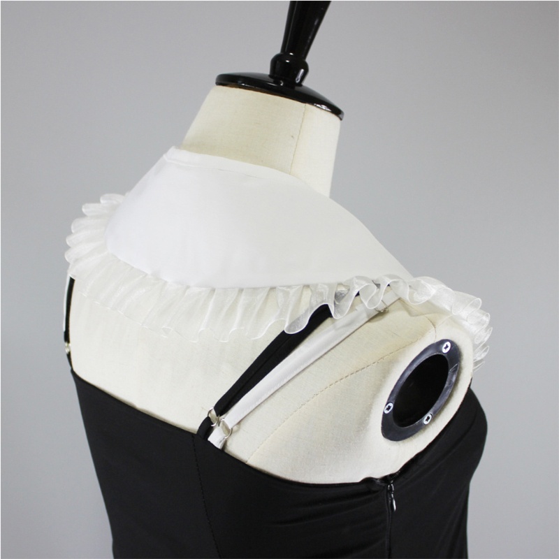 Cổ áo sơ mi giả bằng cotton phối ren màu trắng phong cách Nhật Bản dành cho nữ | BigBuy360 - bigbuy360.vn