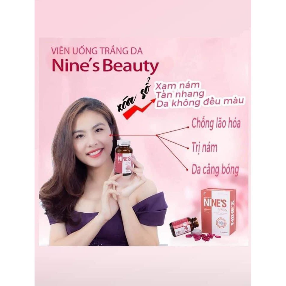 Viên Uống Cao Cấp Trắng Da, Mờ Nám, Giảm Nếp Nhăn NiNe's Beauty (Hộp 30 Viên) | BigBuy360 - bigbuy360.vn