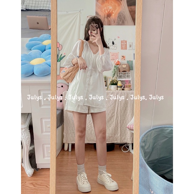 Áo tơ mỏng xuyên thấu 2 màu (ảnh thật shop chụp kèm video)