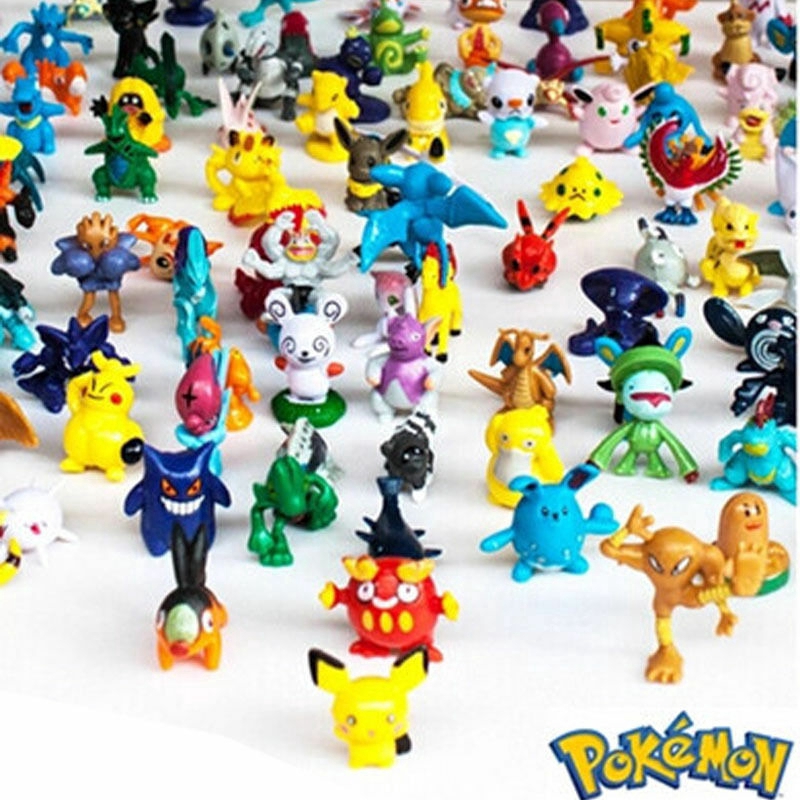 Lot of 144 pcs Party Favors Pikachu Pokemon Pocket Monster MINI FIGURE  Toy