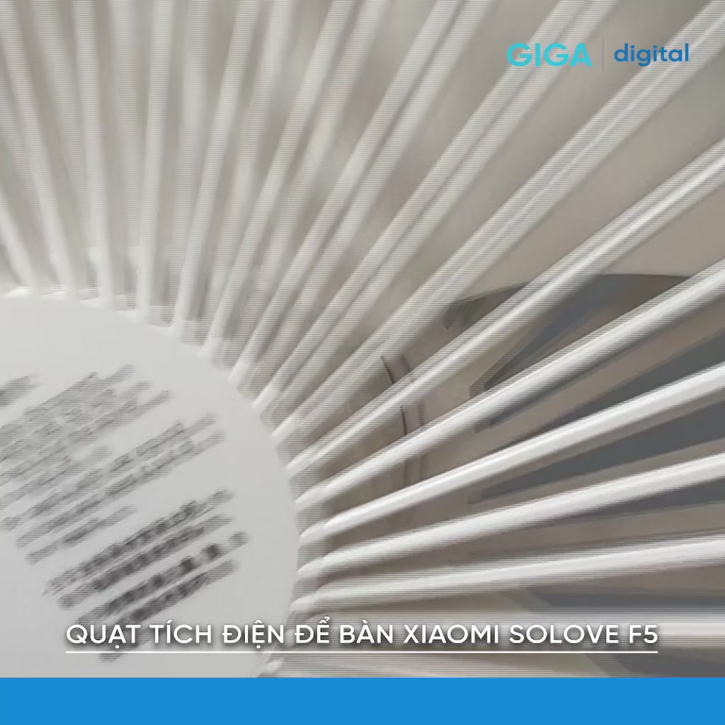 Quạt Để Bàn Tích Điện AiSolove F5