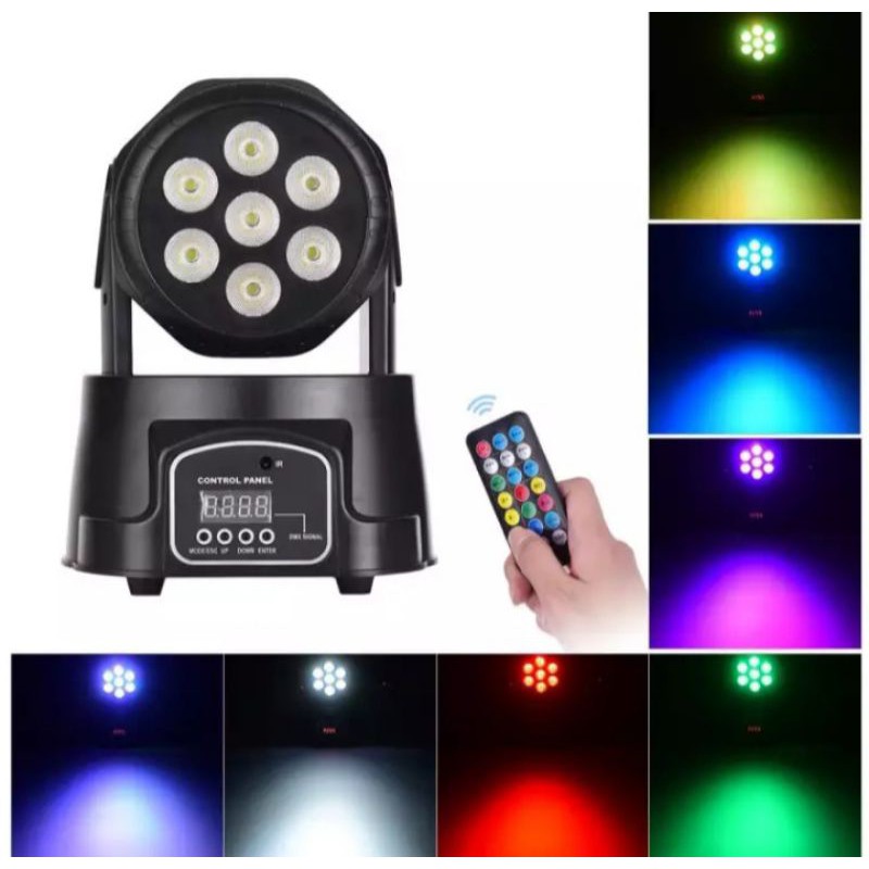• HCM •Đèn Mini LED Moving Head 70W
