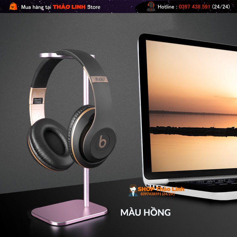 Giá Đỡ Tai Nghe - Kim Loại Nguyên Khối , Thân Đỡ 25Cm - Thiết Kế Mới Nhất