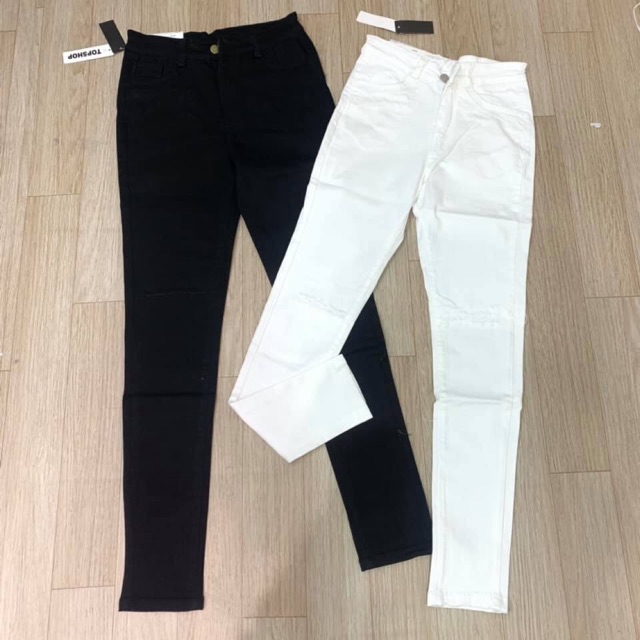 Quần Jeans Rách Gối