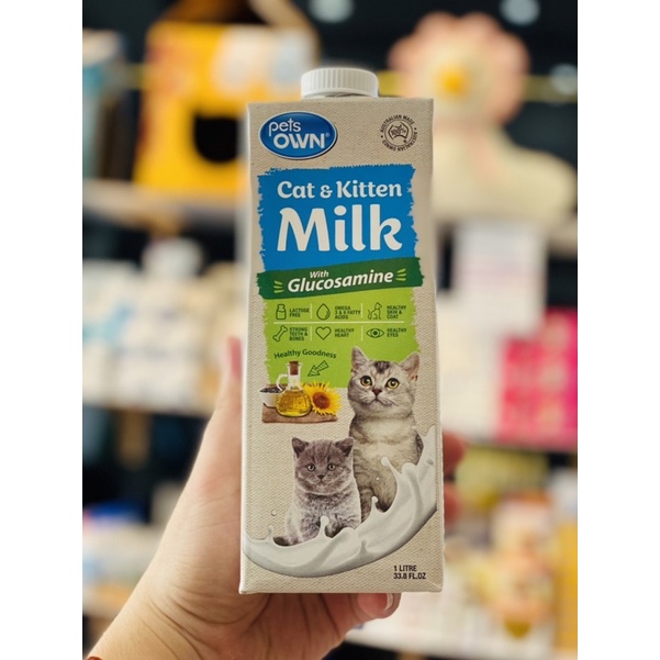 Sữa Úc pha sẵn dành cho chó mèo PET OWN hộp 1L