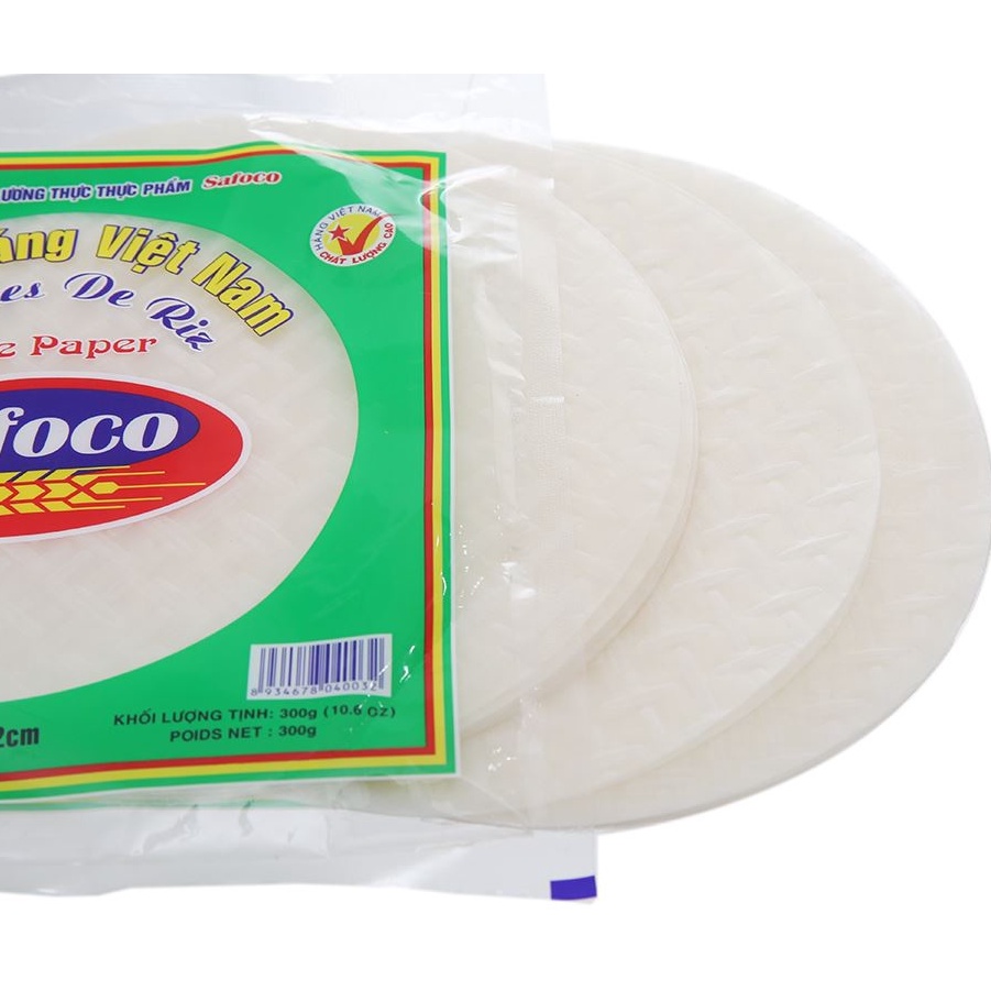 Bánh Tráng Safoco Size To Cỡ Lớn 22cm Bịch 300G/500G