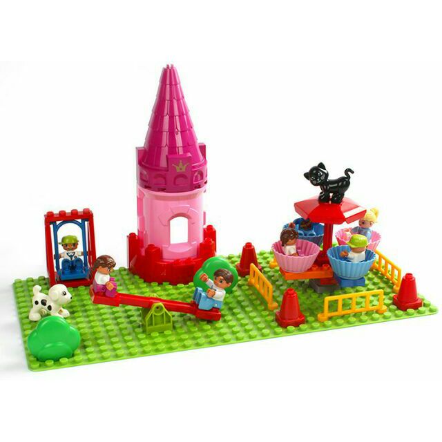 BỘ LEGO CÔNG VIÊN VUI CHƠI tương thích duplo