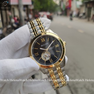 💖đồng hồ nam chính hãng bulova 98a168 máy cơ size 42mm