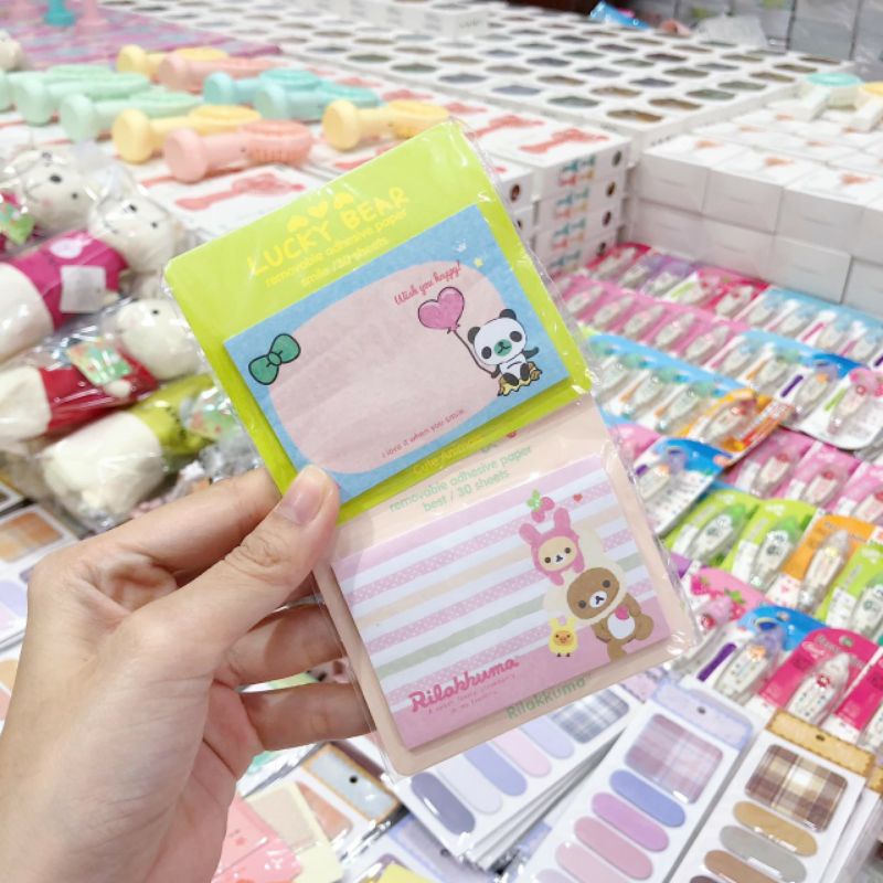 Giấy note mẫu cute 7.5×5 (cm)