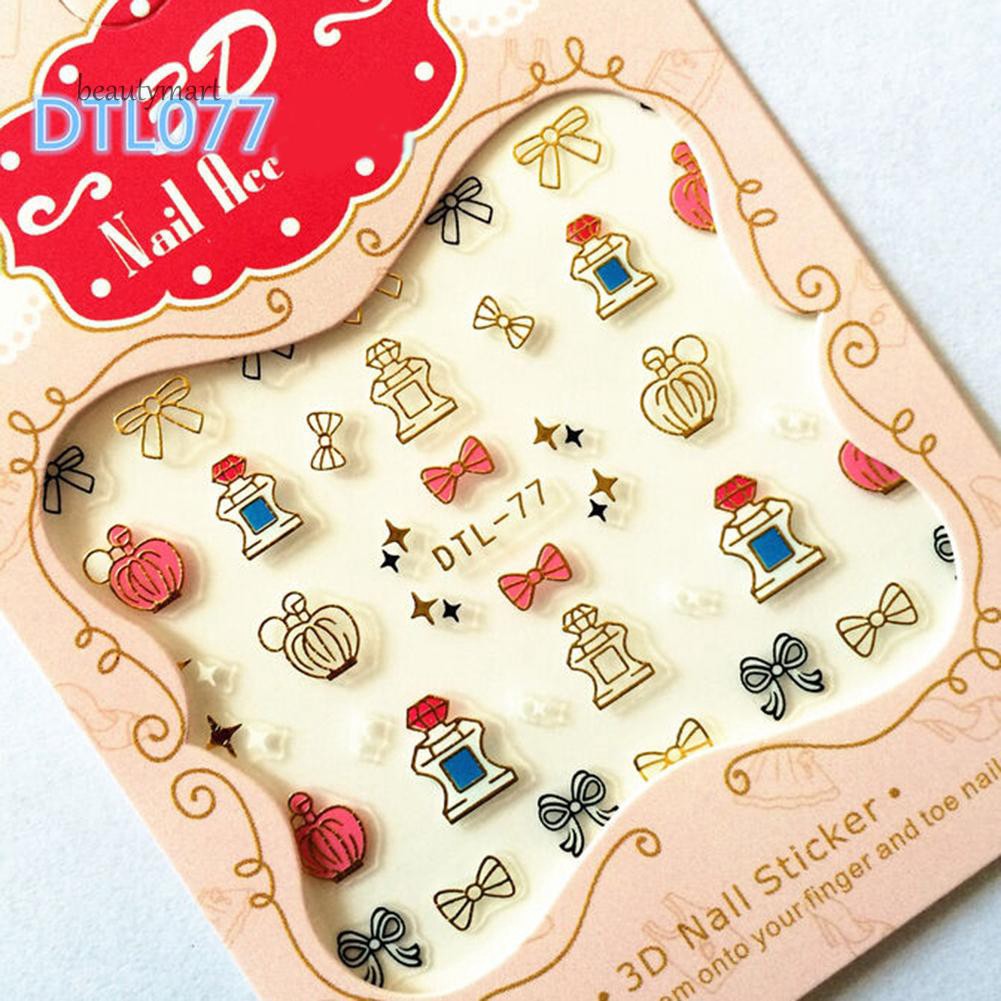 [Hàng mới về] Miếng dán trang trí móng tay nghệ thuật