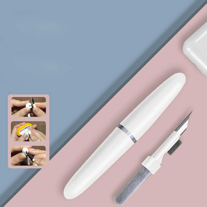 Bộ Dụng Cụ Vệ Sinh Tai Nghe Bluetooth Đời Mới Nâng Cấp 3 Thế Hệ Cho Airpods Pro 1 2 Kèm Hộp Đựng