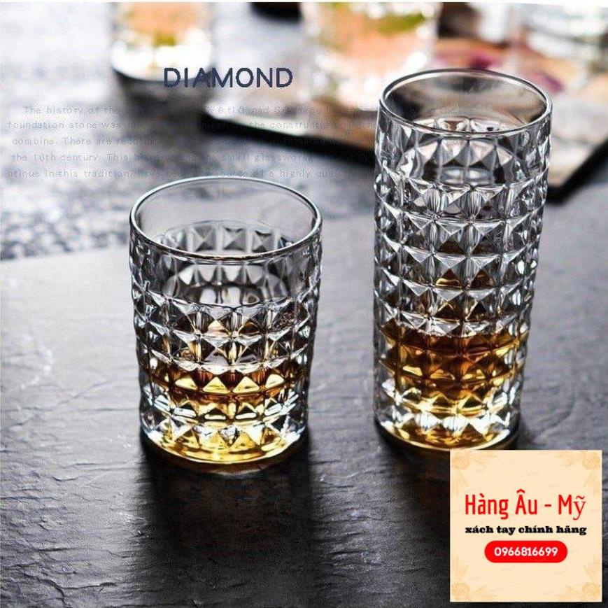 Cốc pha lê cao cấp Bohemia Diamond 230ml, 260ml - Sản xuất tại CH Séc