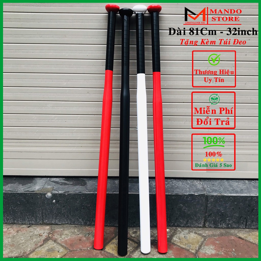 Bộ Gậy Bóng Chày Cải Tiến 2.0 Dài 81Cm Nhẹ, Thon Cứng Hơn – Chọn Màu - Kèm Túi Đựng Chuyên Dụng