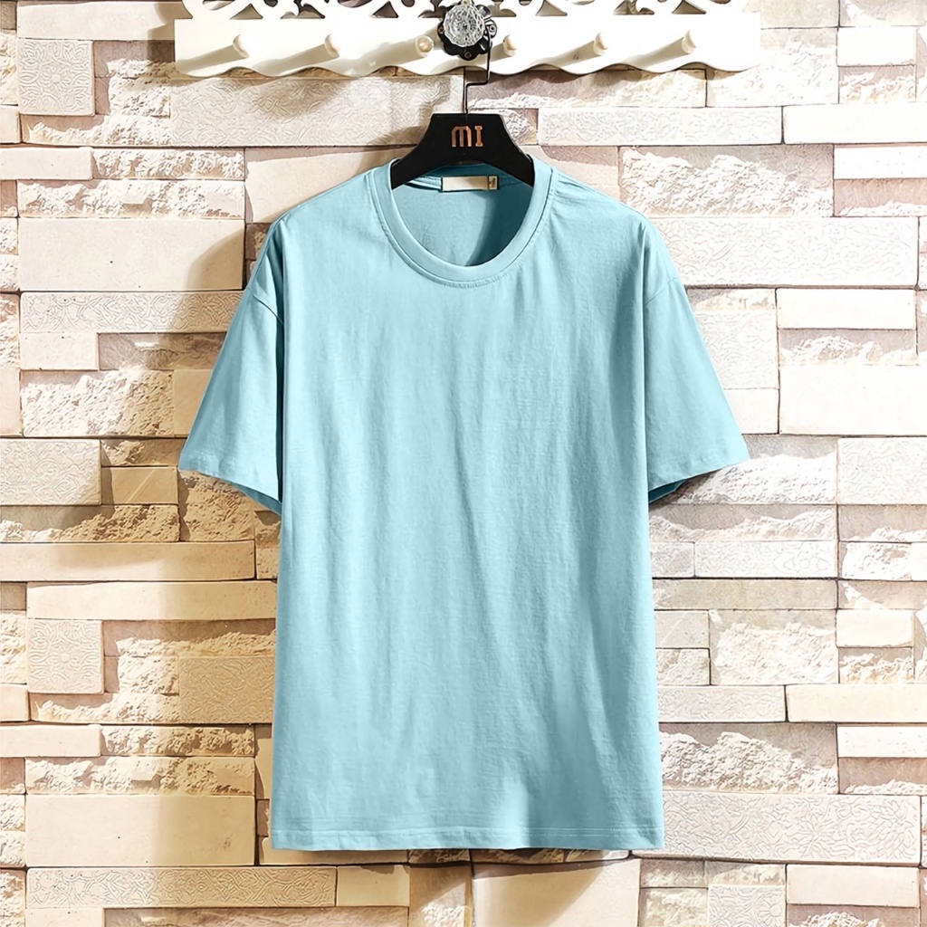 Áo thun cổ tròn nam nữ , Áo phong basic tee Unisex tay lỡ from rộng chất vải cotton 100%
