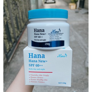 Kem dưỡng trắng body hana