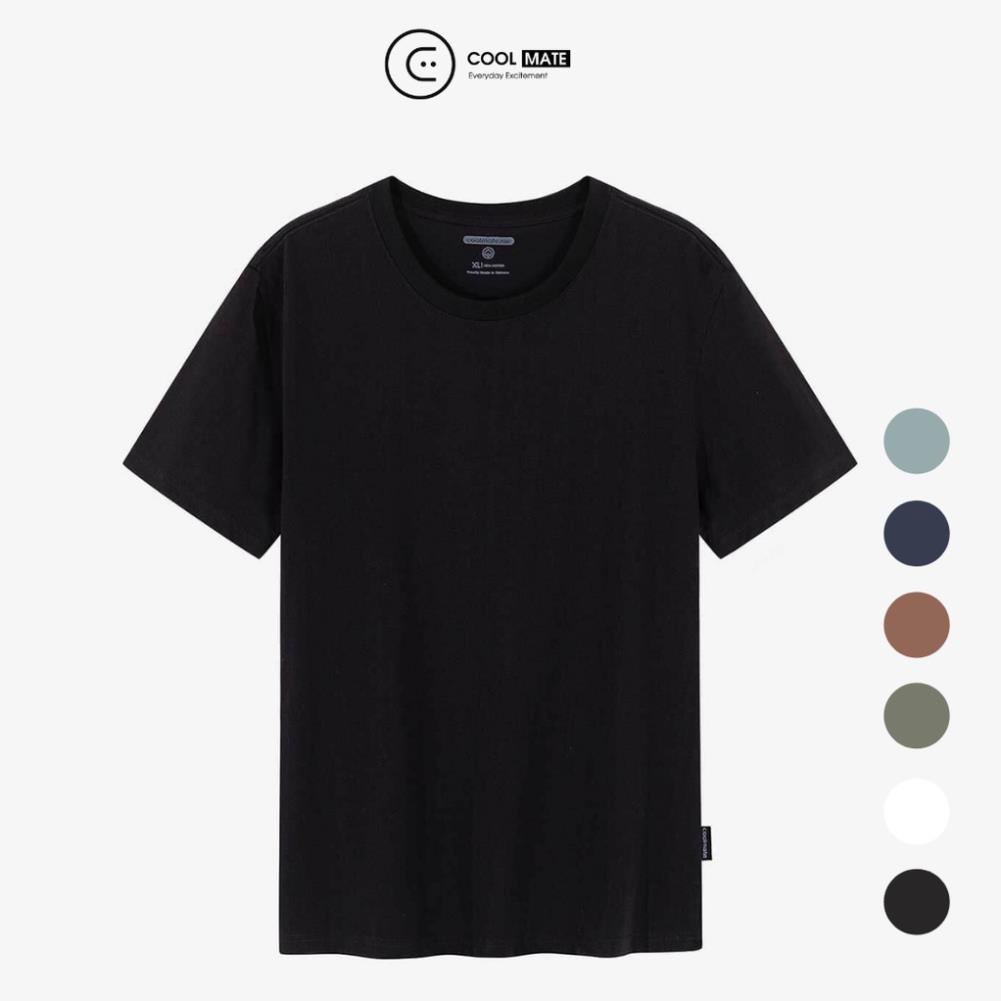 SALE Áo thun nam 100% Cotton USA Essential Tee thương hiệu Coolmate