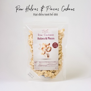 Hạt Điều Tươi KAZ Hạt Vỡ Làm Sữa, Bánh 500g - Hạt Điều Organic Cao Cấp