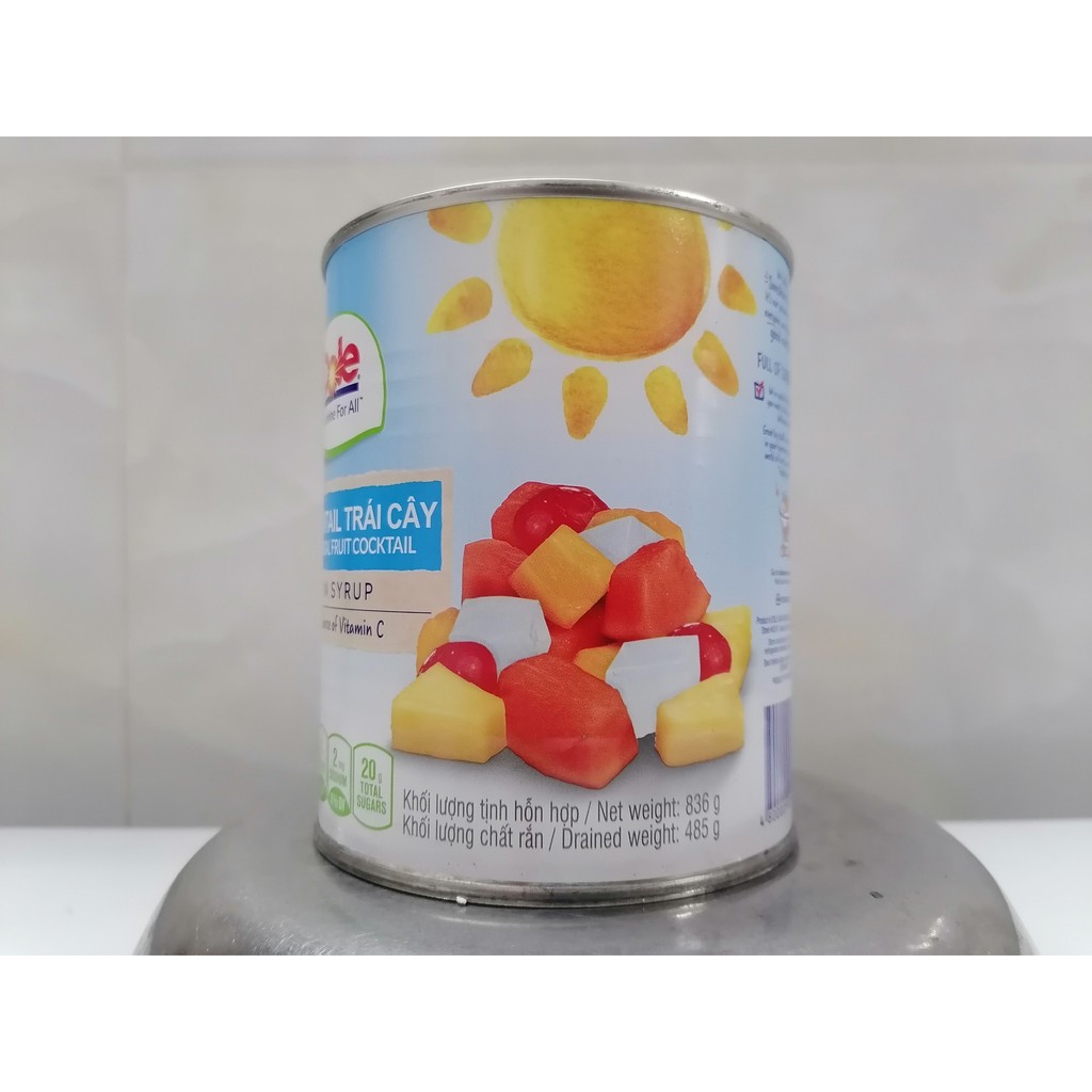 [836g] TRÁI CÂY NHIỆT ĐỚI HỖN HỢP [Philippines] DOLE Tropical Fruit Cocktail in Heavy Syrup (tmt-hk)