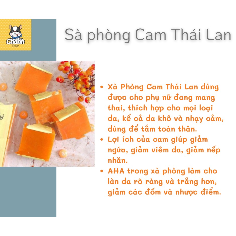 Sà phòng cam nghệ Thái Lan