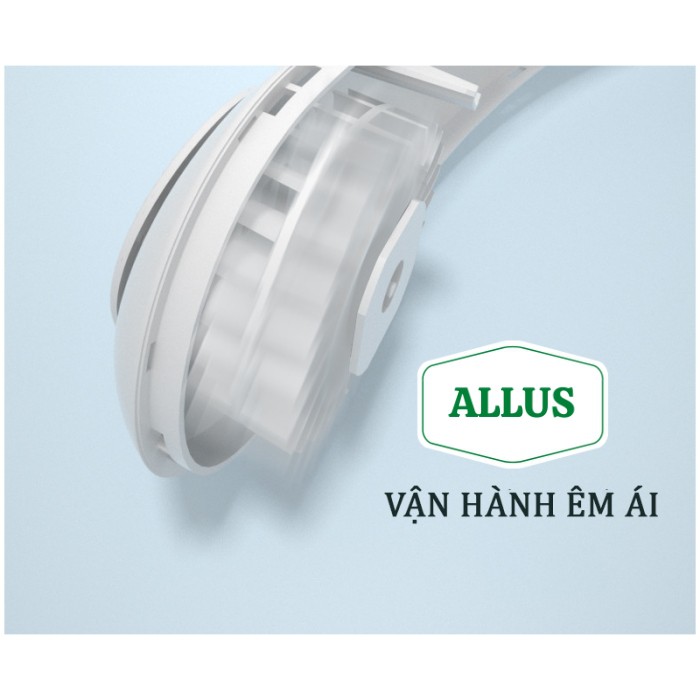 Quạt mini đeo cổ không cánh ALLUS _Biên độ thổi 360 độ mát mẻ dễ chịu, có thể sử dụng trong 3~5h_BH 1 tháng 1 đổỉ 1