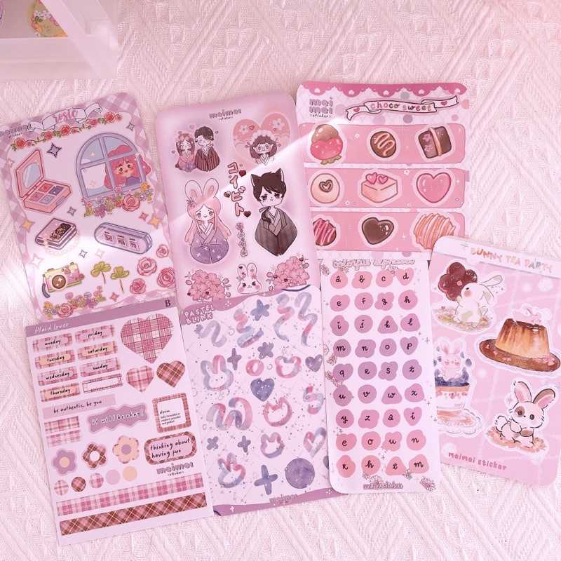 Pinky Pinky - Adorable Pink Stickers - Meimei Sticker