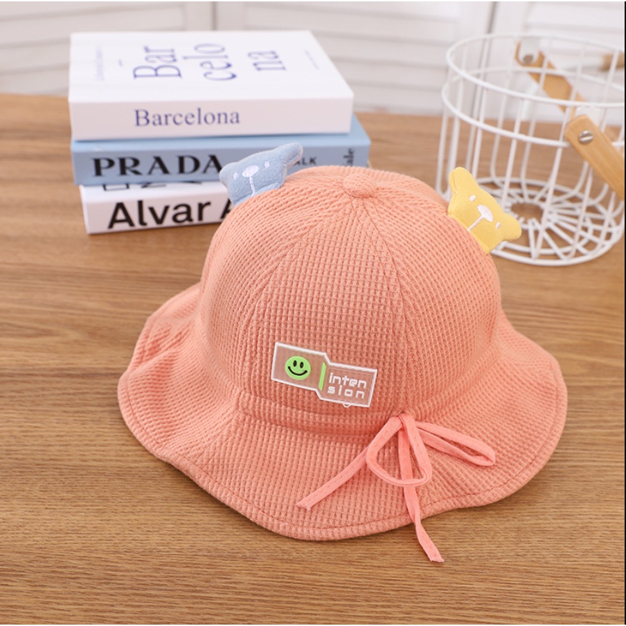 Mũ Nón tai bèo bé gái 1-3 tuổi có quai. BABY LINK