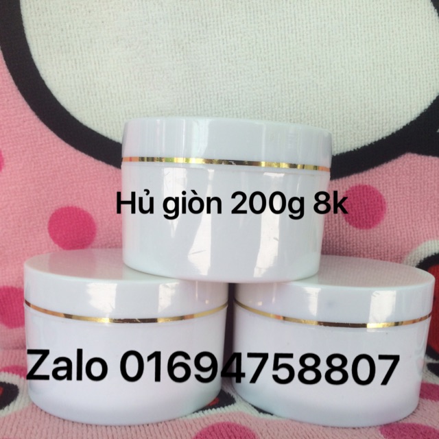 Hủ nhựa đựng kem 200g giòn | BigBuy360 - bigbuy360.vn