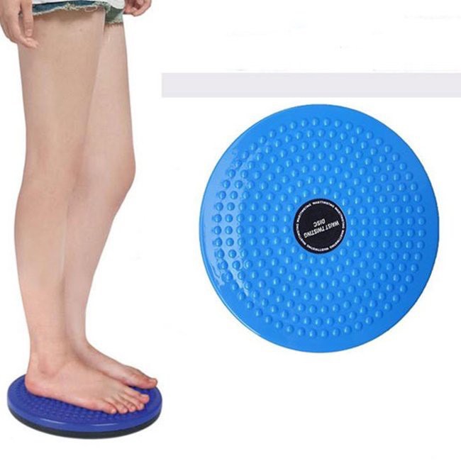 Bán Sỉ - Đĩa Xoay Eo Tập Thể Dục 360 Độ Tập Cơ Bụng Có Hạt Massage Bàn Chân