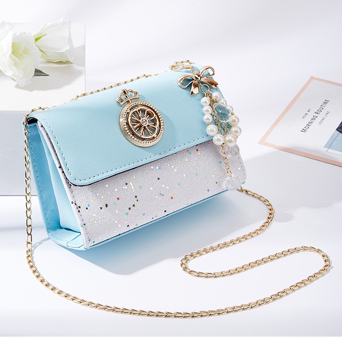 Túi Nữ Đeo Chéo T39 Thời Trang Màu Xanh Nhạt