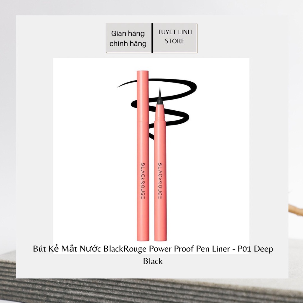 Bút Kẻ Mắt Nước BlackRouge Power Proof Pen Liner - P01 Deep Black