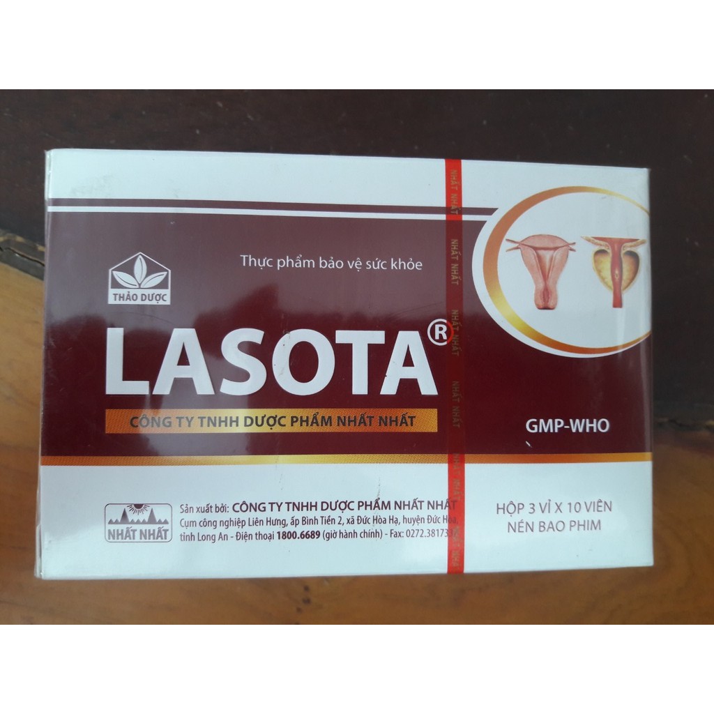 LASOTA  hỗ trợ giảm kích thước u xơ tử cung, u nang buồng trứng