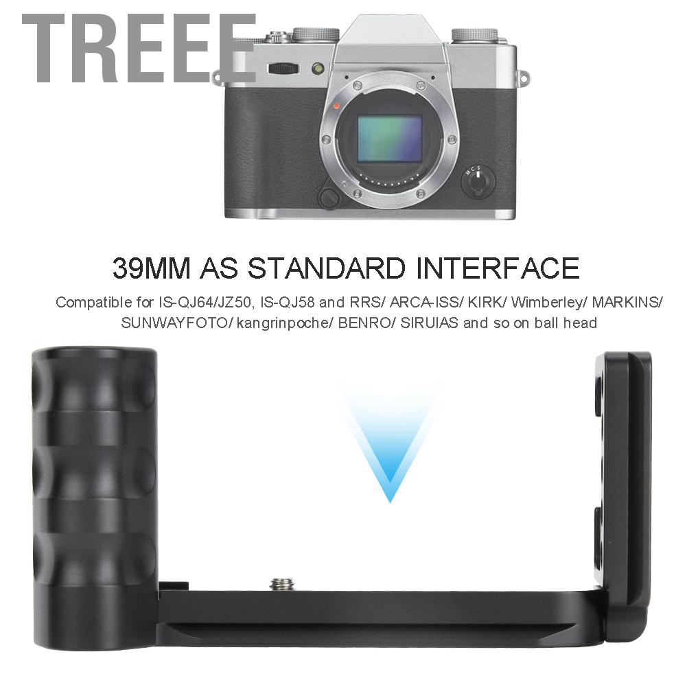 Metal Quick Release L plate Bracket Hand Grip Holder for Fuji XT10 XT20 XT30 Camera