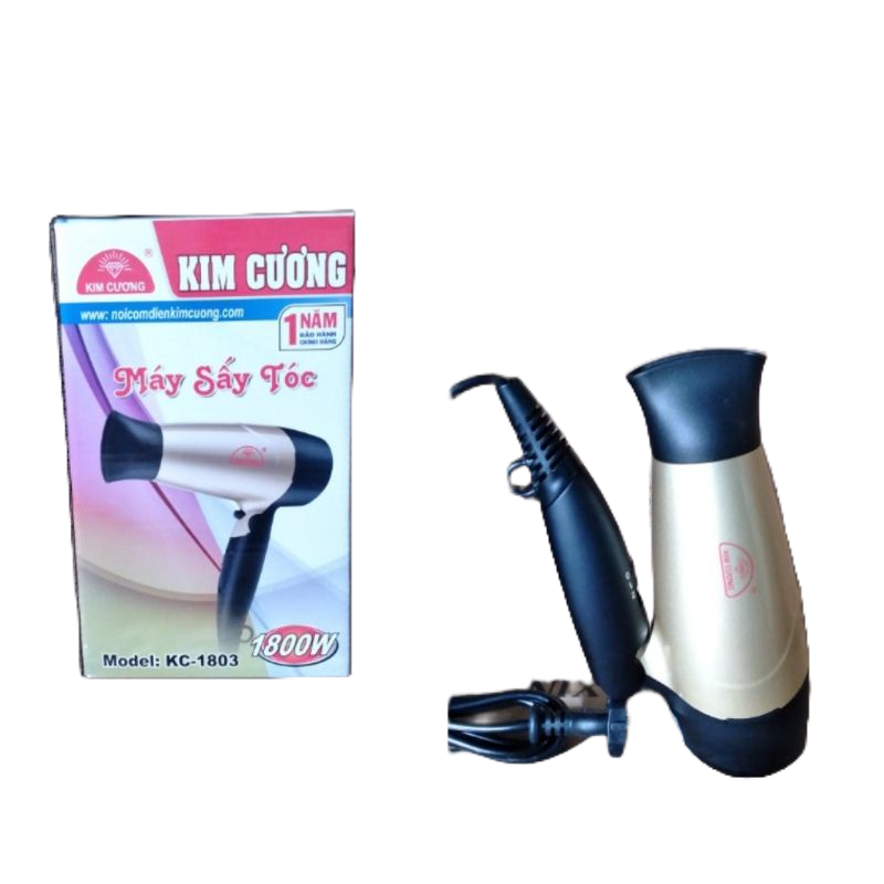 Máy sấy tóc công nghiệp KIM CƯƠNG KC-1803, Máy sấy tóc KIM CƯƠNG KC 1803, 1800W, Chính Hãng, Máy sấy tóc cao cấp KC-1803